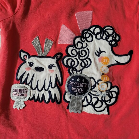 Gymboree Best In Show NWT 3T Dog Shirt. Mixed Bin Z24 - Picture 3 of 3